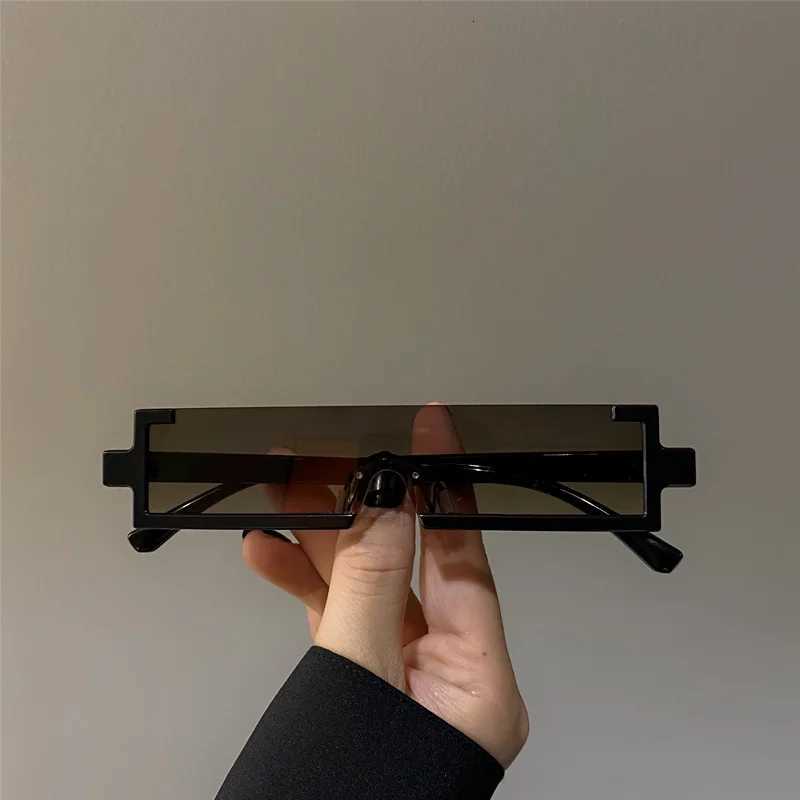 New Joi Body Rectang Sunglasses Wen Metal Fe Fashion Sunglasses Mens Hip-hop Personality Eyewear UV400 Sunglasses W250709