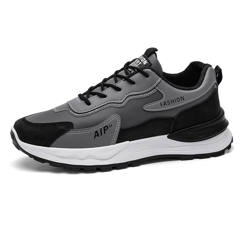 hot Free shipping designer Running Shoes for man sneakers sport outdoor Height Increasing black khaki grey shoes