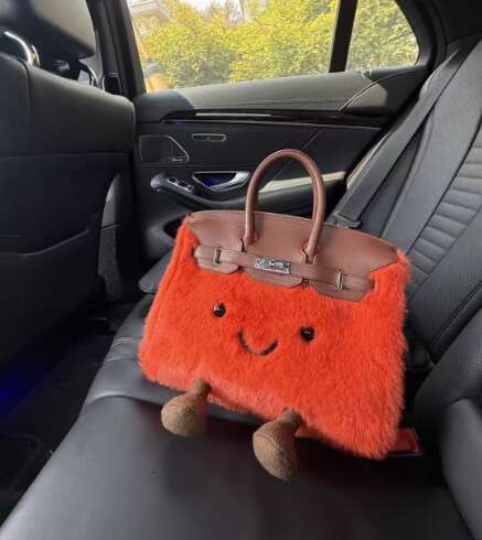 Designer bag Cute Plush Storage Tote Crossbody Large Capacity Handbag Shoulder Dual Purpose Bag Gift for Women Autumn and Winter