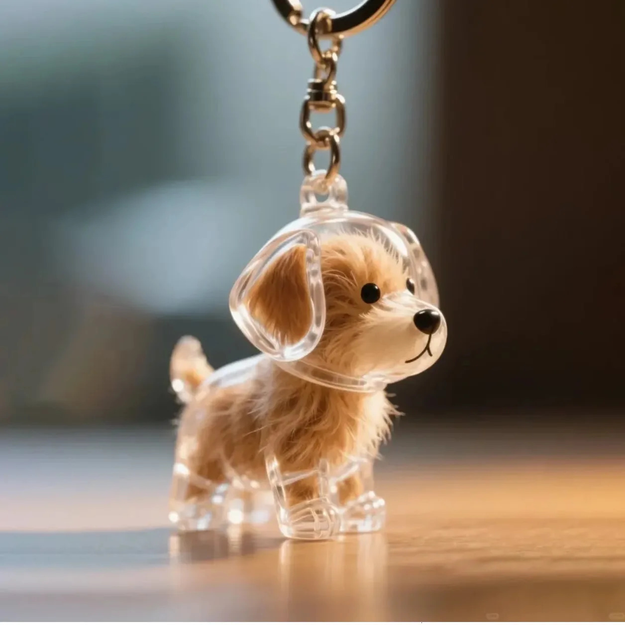 Dog Hair Storage Cute Pendant Keychain Bag Pendant Couple Car Key Chains Jewelry Souvenir Collection Gift Decoration Accessories 250708