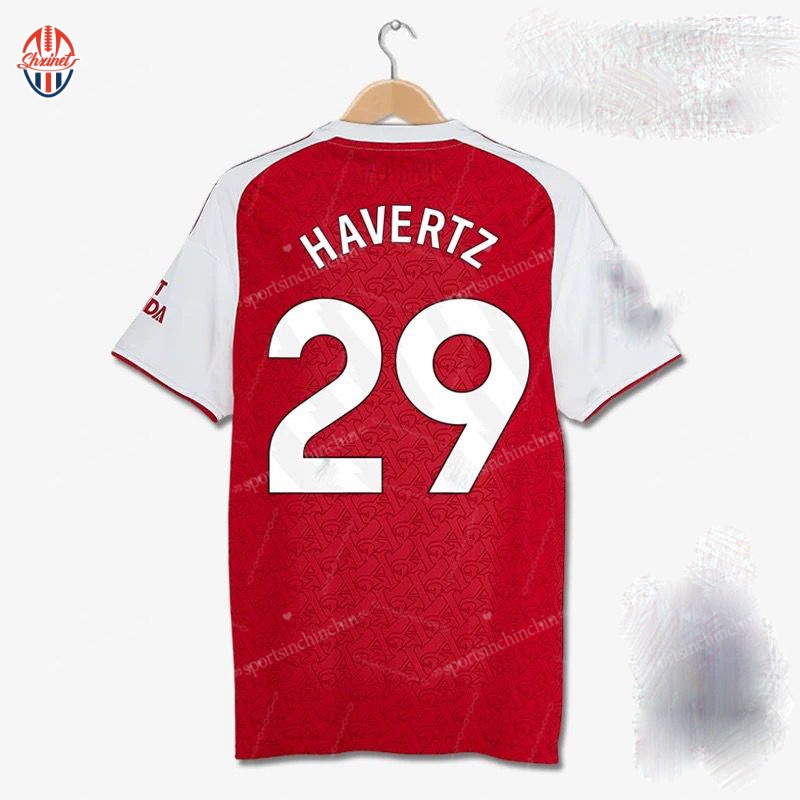 2526 Season Latest Erdego 8 Rice 41 Havertz 29 Adult Short Sleeve Soccer Jerseys 24/25 Season 11 Martinez 9 Jesus 7 Saka Kids Training Sports Match So
