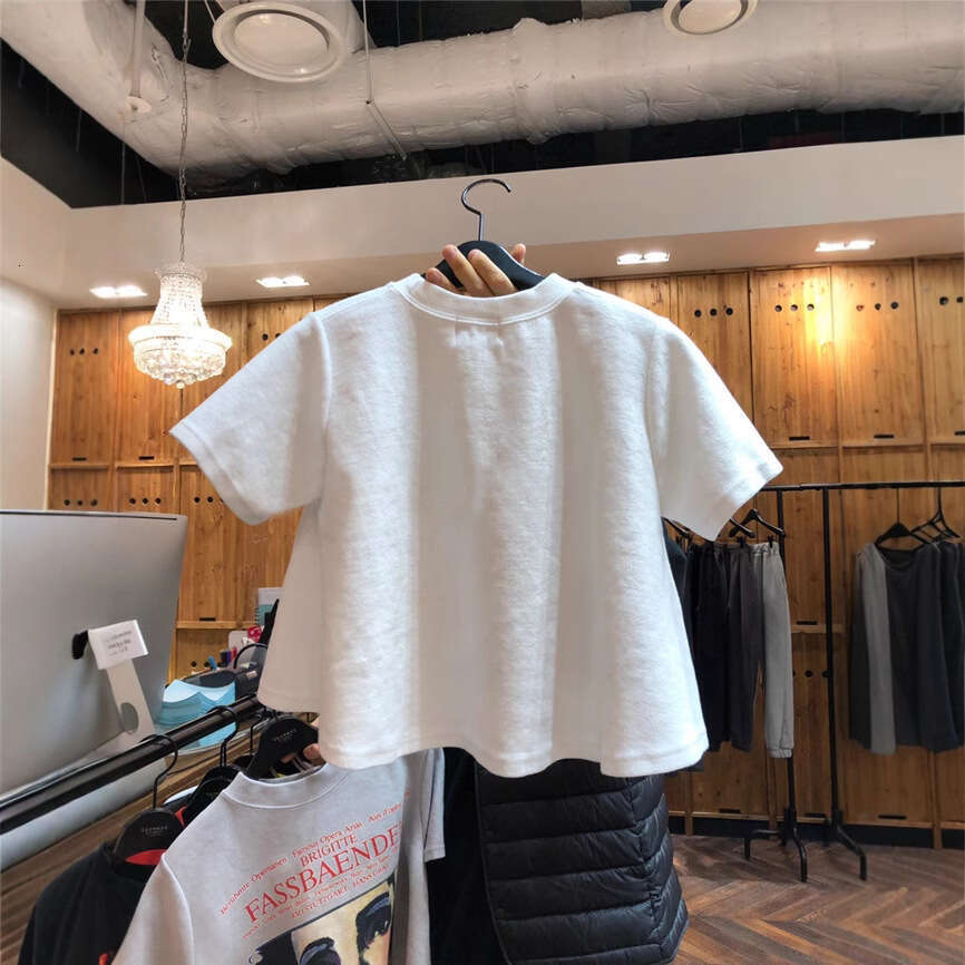 Sleeve T-Shirt For Women Summer New Short Loose White Letter Print Student Top Plus Size Women's Fashion B5