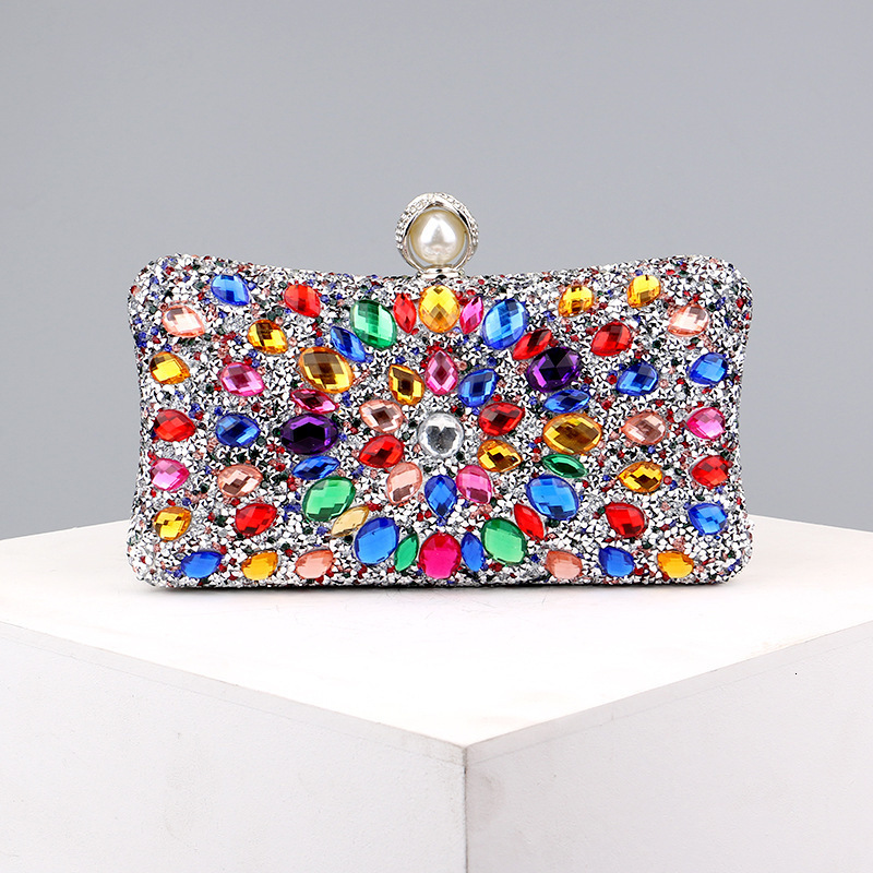 Diamond bag dinner bag ladys fashionable banquet versatile dress evening bag230729