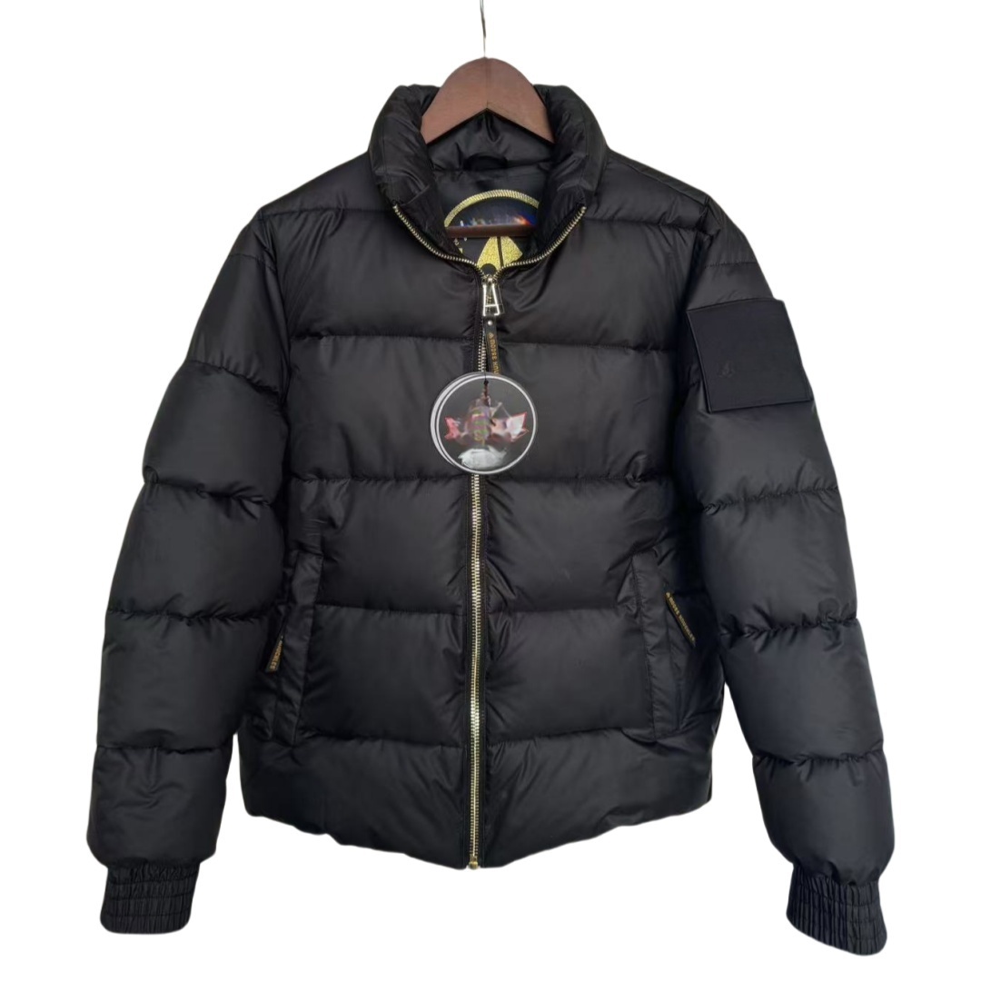 Men's Down Parkas 25ss Casual Mens Moos Jacket Outwear Outdoor Doudoune Man Winter Coat Knuck Warm Clothings scissor Metal Armband size XS-2XL