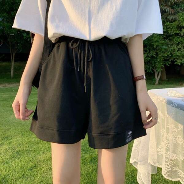 Casual Shorts For Women Summer Thin Style New Trendy High Waist Slimming Loose Pants B5