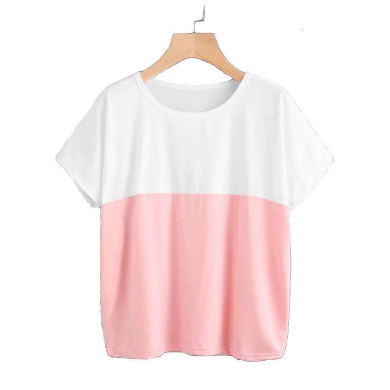 Korean Style Plus Size Women's Loose Batwing Top Student Ladies Short Sleeve T-Shirt Fat MM Summer Outfit Trendy Tee B5