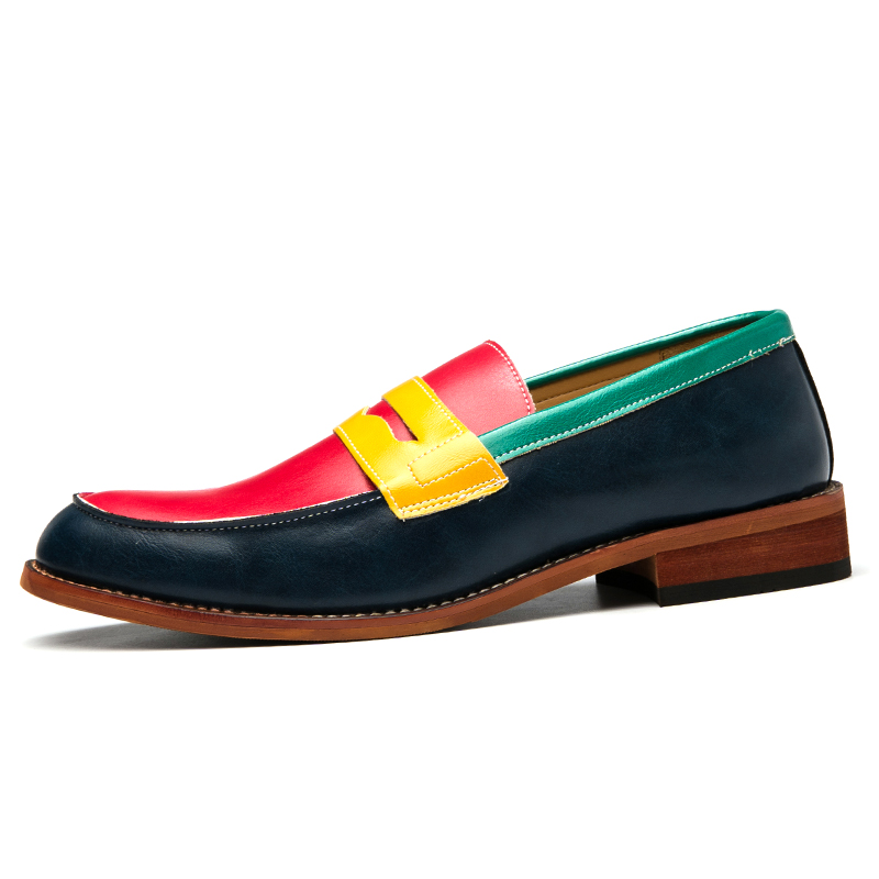 2022- New versatile casual British men's shoes, Korean version men's shoes, British small leather shoes, trendy pointed hairstylists, one fo