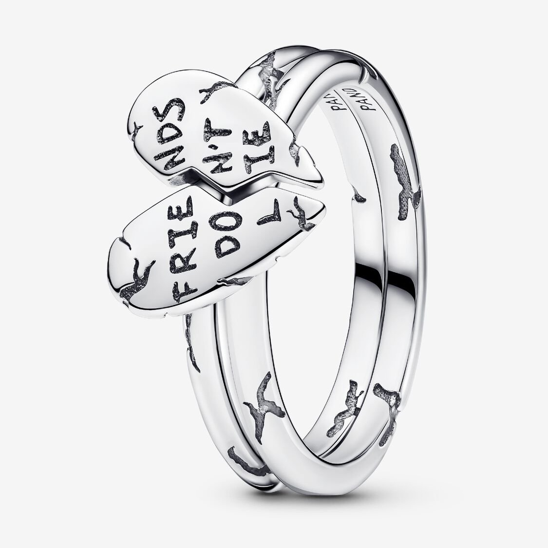 Fashion Women Girls Letter Rings Stainless Steel Silver Gold White Pink Zircon Crown Heart Flower Circle Stone Jewelry A Gift