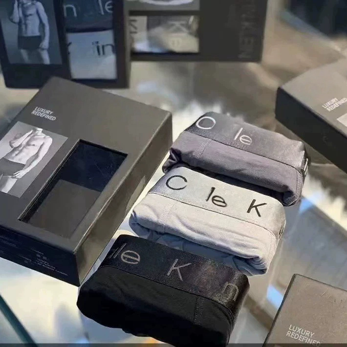 Men's Underwear Designer Boxers Brands Underpants Sexy Classic Casual Shorts Soft Breathable Cotton 3pcs With Box