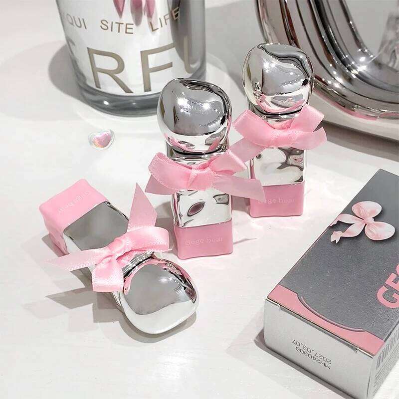 Gegebear Water Gloss Lip Glaze Mirror-like Makeup Not Easy to Stain Cup Valentine's Day Lipstick Set X250710