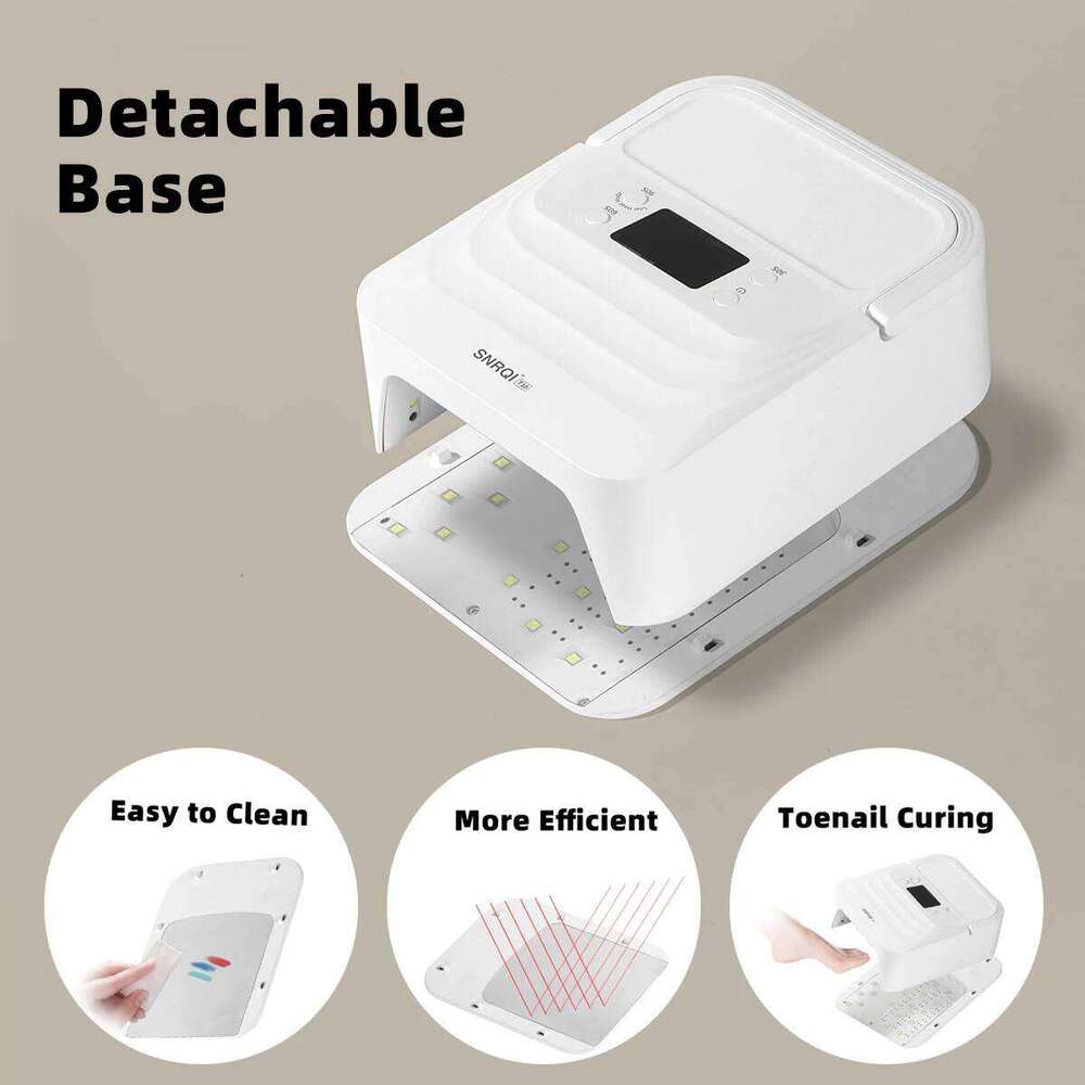 48W LED Lamp for Nails Professional Portable Dryer Fast Curing Gel Nail Polish Auto Sensor UV Light with Handle X250702