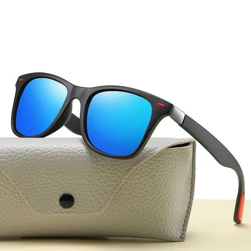 Fashion Vintage Square Polarized Sunglasses Driving Fishing Brand Designer Sunglasses Men Retro UV400 Eyewear W250709