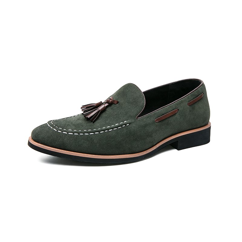 20213 Summer Men's Shoes Genuine Leather British Pointed Men's Business Casual Pointed British Versatile Fashion