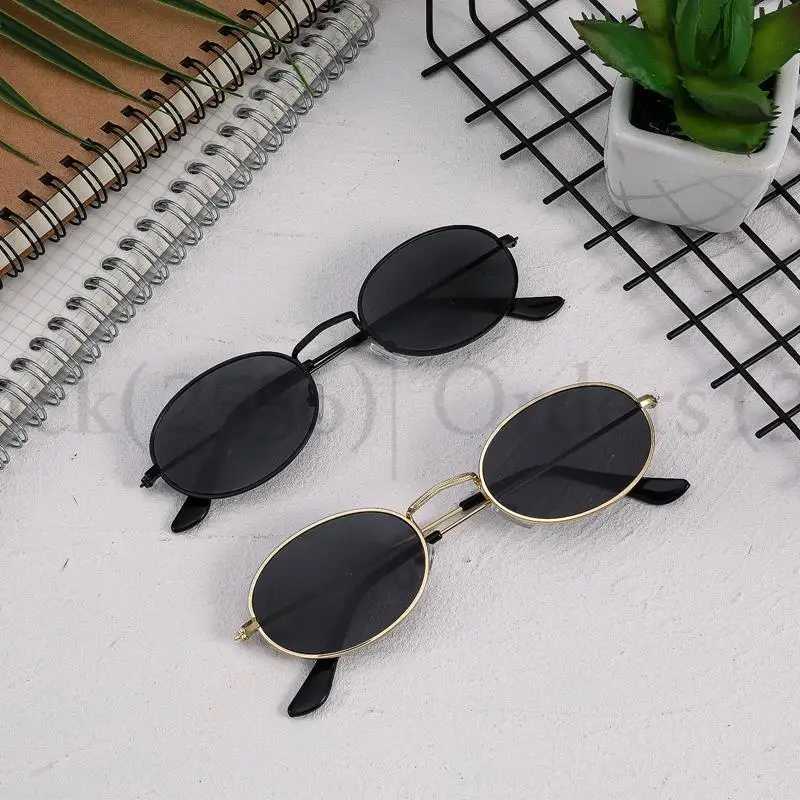 ic Small Fe Oval Sunes Wen/Men Brand Designer Alloy Mirror Sun es Dropship In Stock Ship Within 24 Hours W250709
