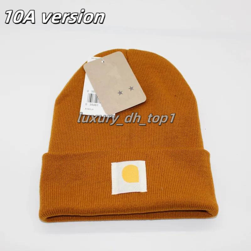 2025 New Hot Sales High Quality Carharttlies Men Winter Beanie Brand Warm Carharthat Beanies European American Double-Layer Folded Knit Women Woolen Hat e5e