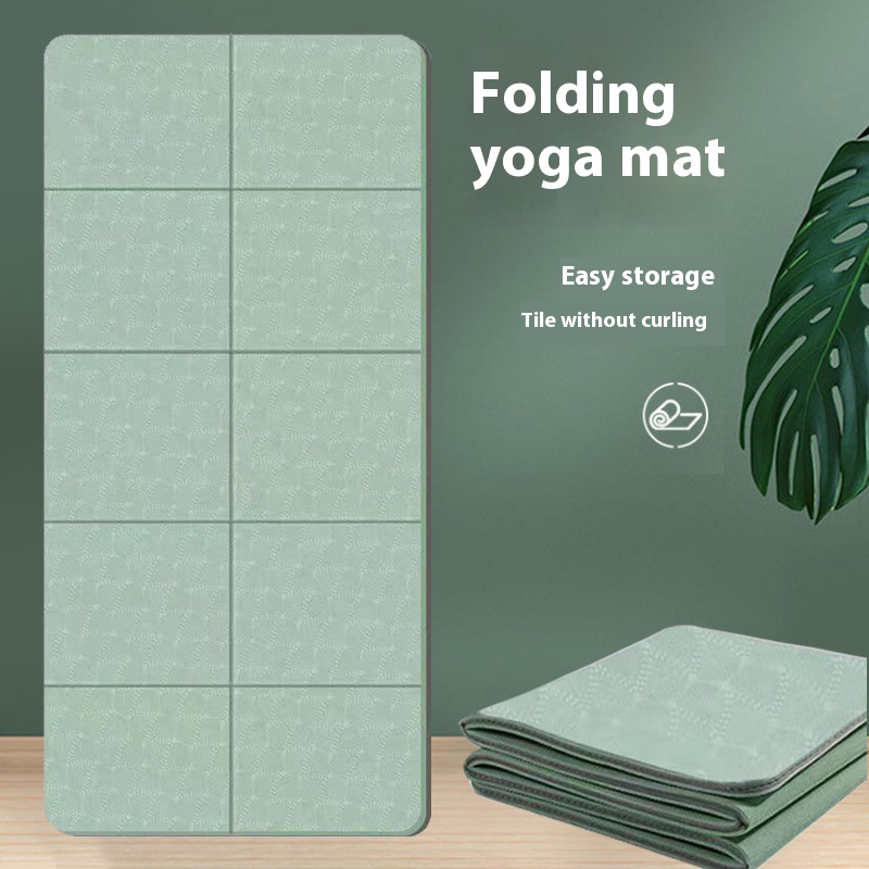 Tappetino Da Yoga Pieghevole Portatile Con Fitness Antidress Materasse Per La C…