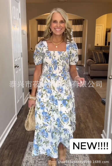 Elegant And Fashionable New Casual Dress With Print B5