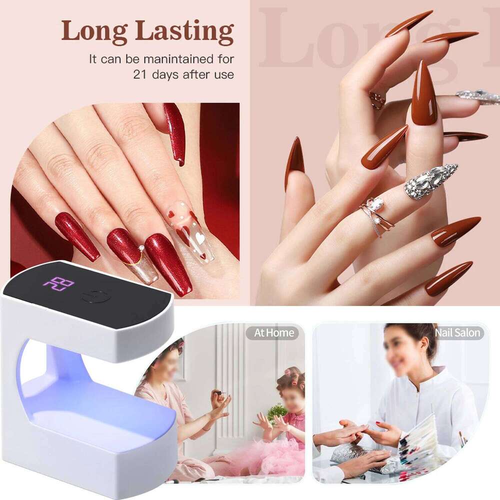 LULAA hine Gel LED Mini Light Portable Fast Easy Nail Extension Manicure UV Lamp X250710