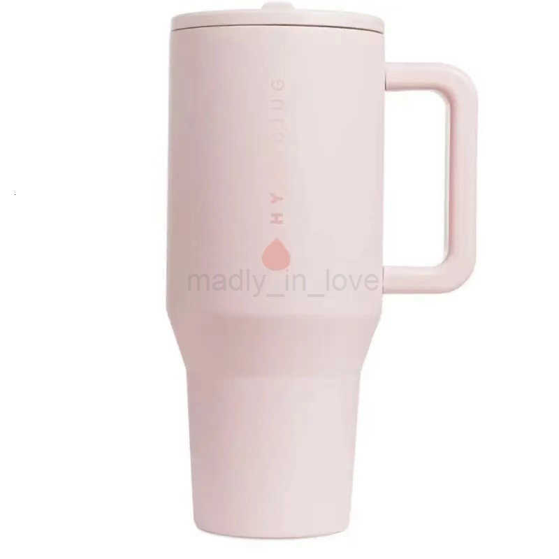 32 oz / 40 oz Traveler Straw Cover Stainless Steel Vacuum Insulated Car Cup Double Wall Hot Ice Travel M250710