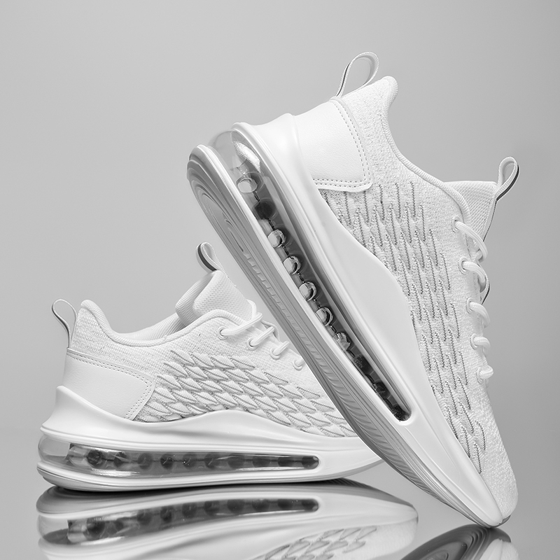 9021- New Fashionable Summer Air Cushioned Men's Shoes, Shock Absorbed Sports and Leisure Shoes, Mesh Shoes, Running Shoes, Breathable and Versat