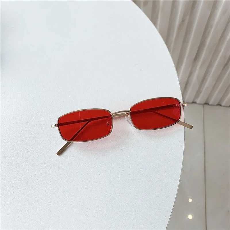 New Small Fe Rectang Sunglasses Wens Brand Designer Square Sunglasses Mens Vintage Eyewear UV400 Sunglasses W250709