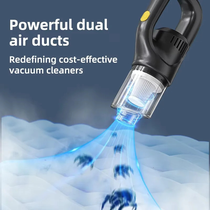 Wireless Handheld Vacuum Cleaner Cordless Chargeable Auto for Home Car Pet Mini 50000Pa 250703