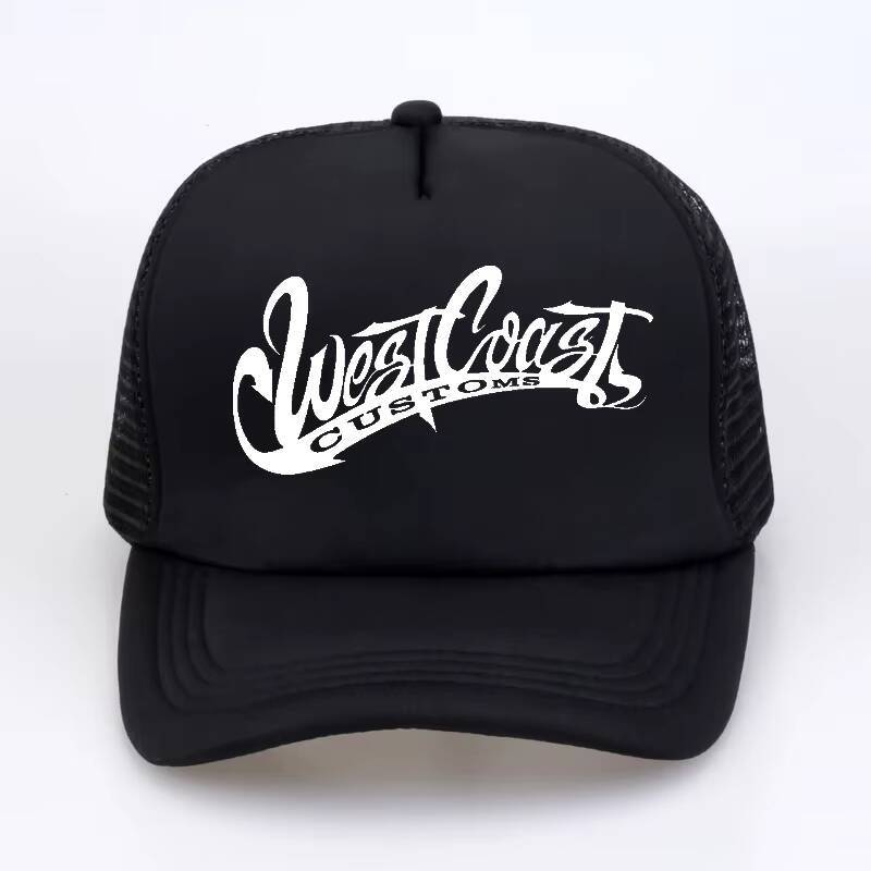 Men Women west coasts customs GLDAN NEW hat Letters Print Baseball Caps Summer Hip Hop Casual cool mesh trucker cap hats ddmythur