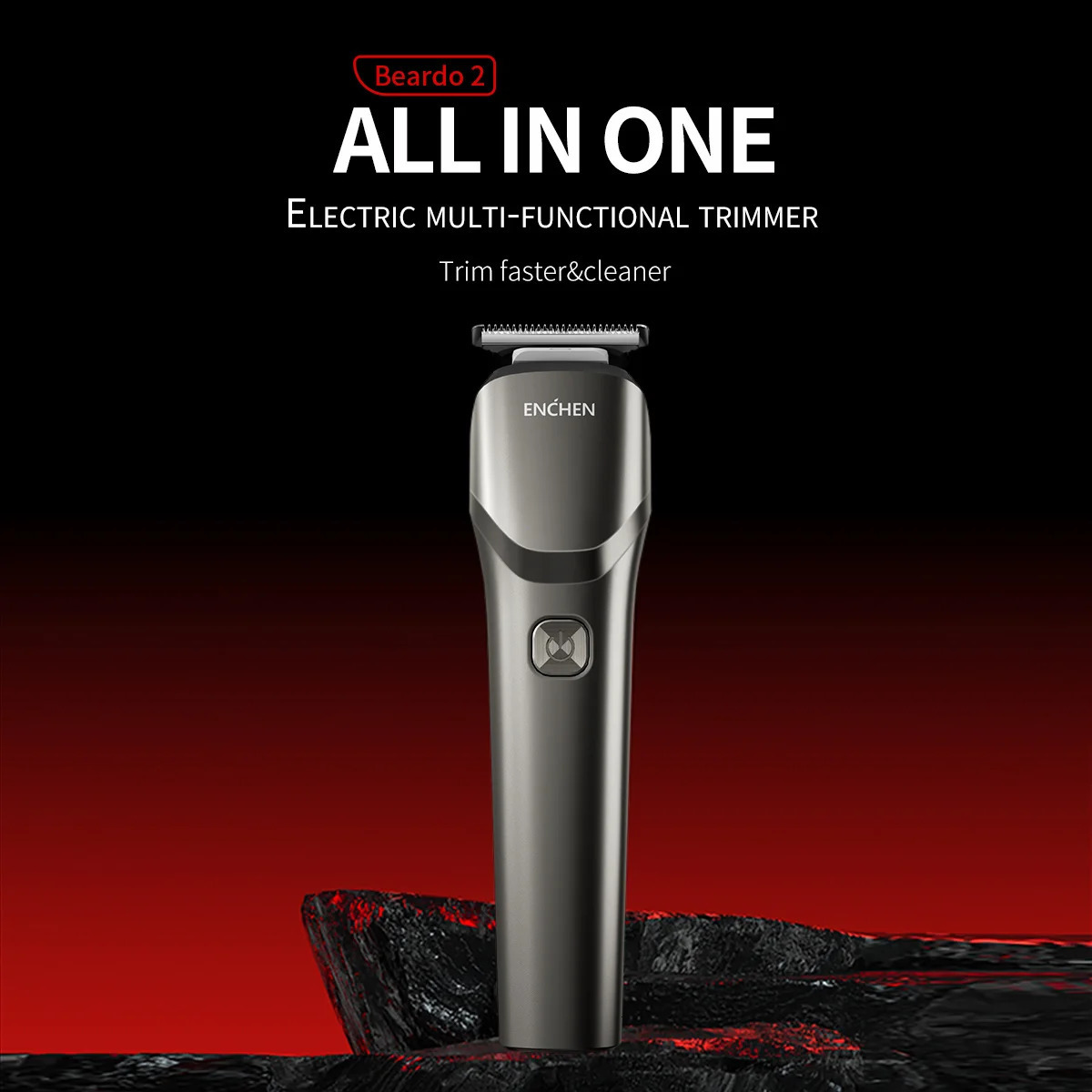 ENCHEN Hair Clipper Professional Trimmer Cutting Machine Multifunctional Body Beard Shaver for Men Beardo 2 250709 C260312