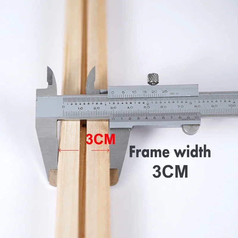 DIY Wood 30x40 40x80 50x100CM Canvas Painting Poster Wall Home Decoration Photo Hanging Picture Frame H260306