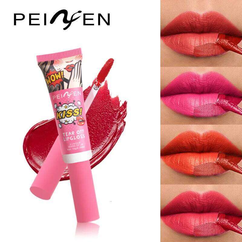 4 Colors Tattoo Magic Stain Tint Long Lasting Lip Gloss Sets for Women Peel Off Colored Matte Sexy Color X250710