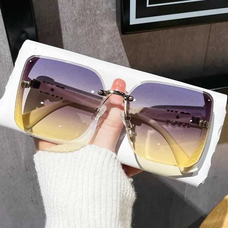 New Fashion Cool Sunglasses Wen Luxury Brand Anti Strong Light Vintage Rim Sunglasses Ladies UV400 Glasses W250709