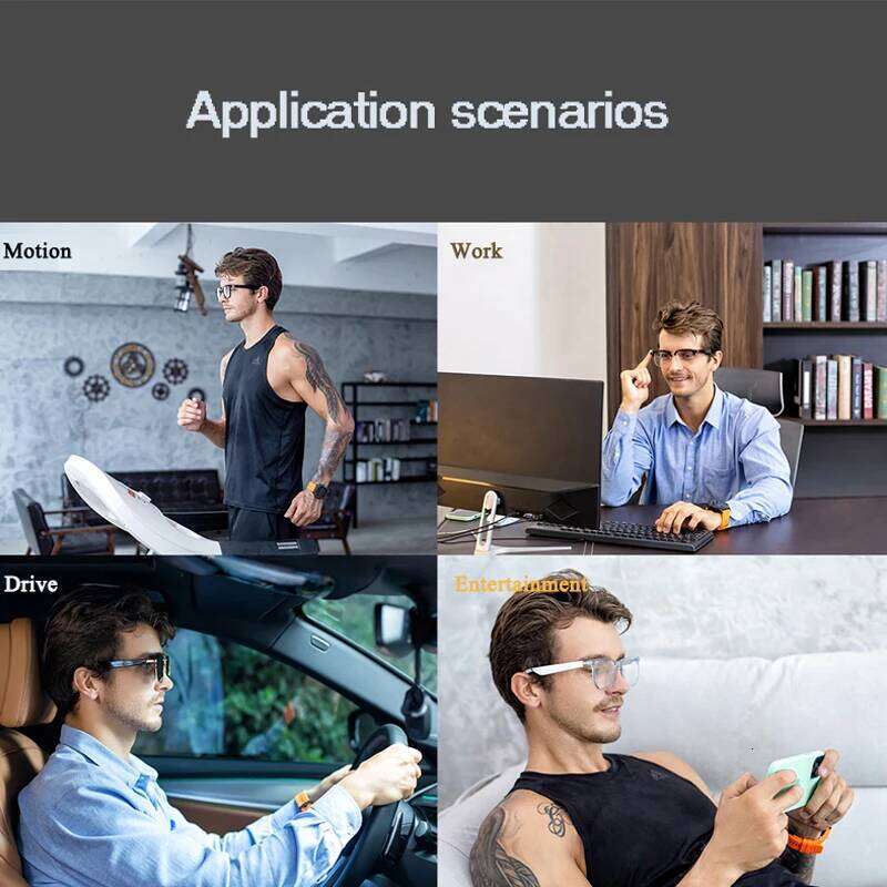 Designer Brand with Bluetooth Call Wireless Audio Tentacle Free Call Stereo Music Headset Smart Sunglasses