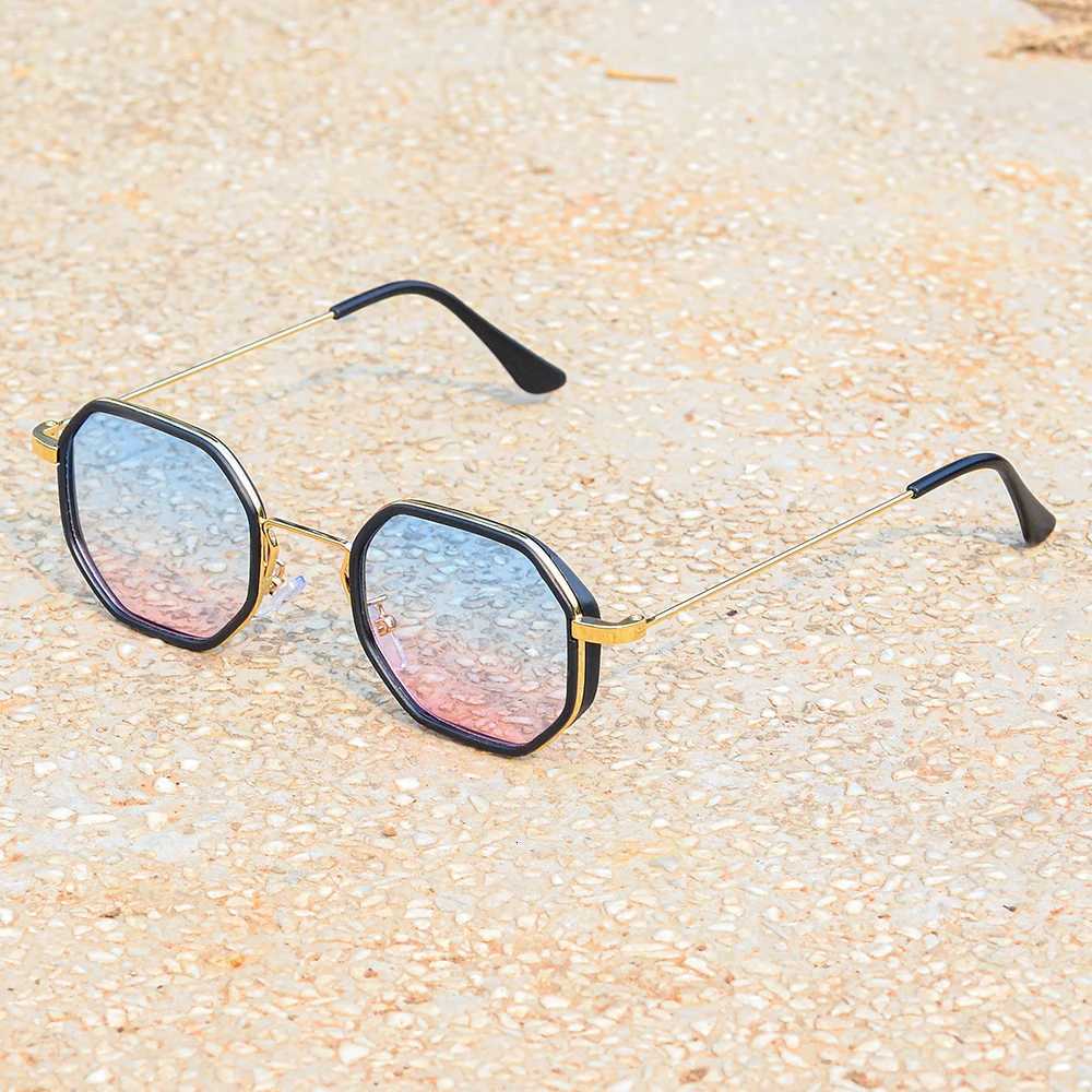 CRIXALIS Steampunk Polygon Sunglasses Men Women Small Decorative Goggles Sunglasses Retro Designer Gradient S UV400 W250709