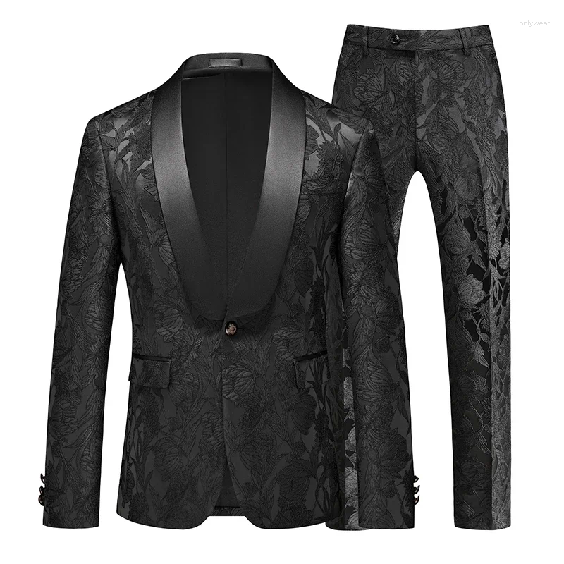 Men's Suits Slim Bu… - image