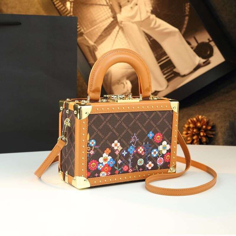 2025 New Elegant Exquisite Printed Box Fashionable Versatile Handbag Doctor Crossbody Bag for Women