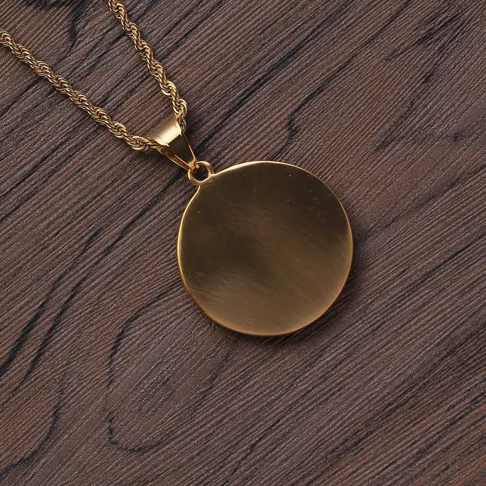 Gold Color Muslim Allah Quran Pendant Necklace for Men and Women Fashion Faith Islam Religious Jewelry Ramadan Gifts y250709