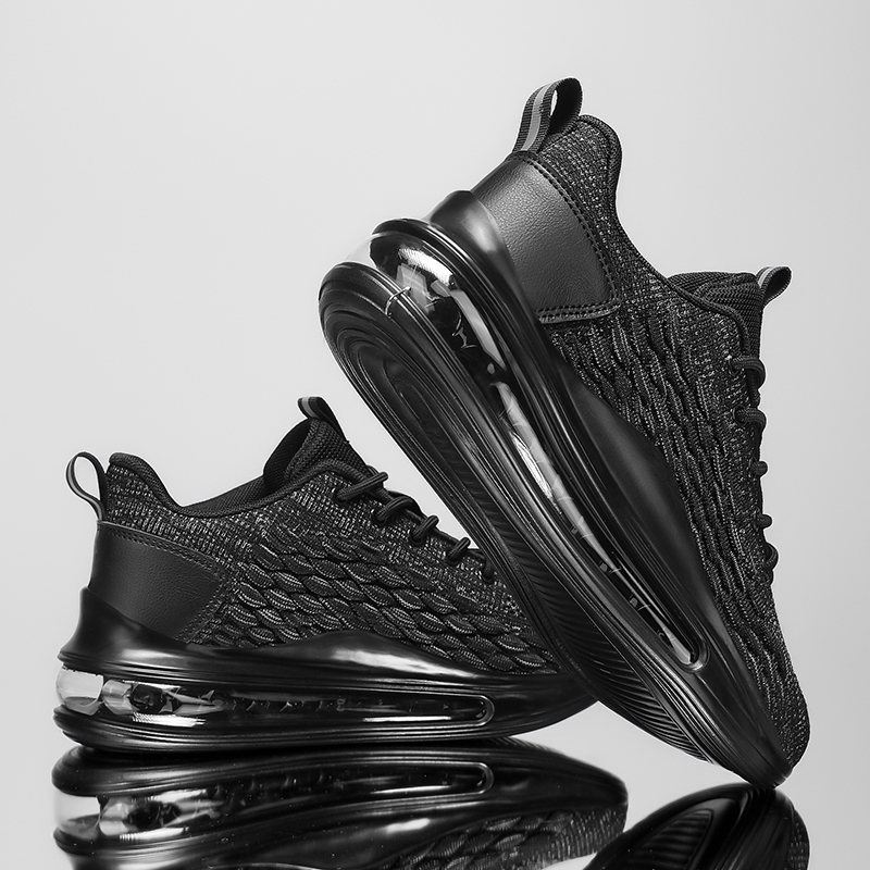 9021- New Fashionable Summer Air Cushioned Men's Shoes, Shock Absorbed Sports and Leisure Shoes, Mesh Shoes, Running Shoes, Breathable and Versat