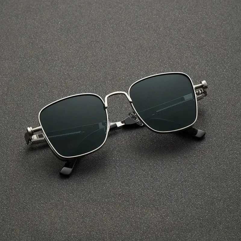2025 Polari Sunes Men High End Handse Driving Special Anti UV High Quality Metal Punk Fashion Trends Sunes W250709