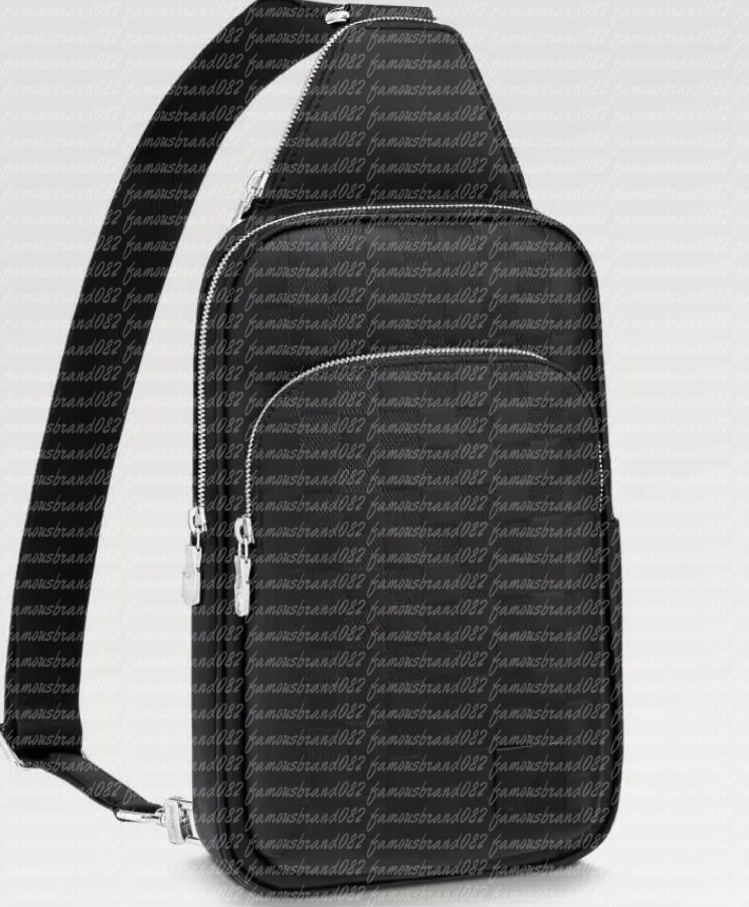 10A Designer Bag Avenue Slingbag Mens Genuine Leather Shoulder Bags Luxurys Crossbody bag Wallet Double Zipper Handbag Fanny Pack Chest bag Belt Bag Bumbag backpack