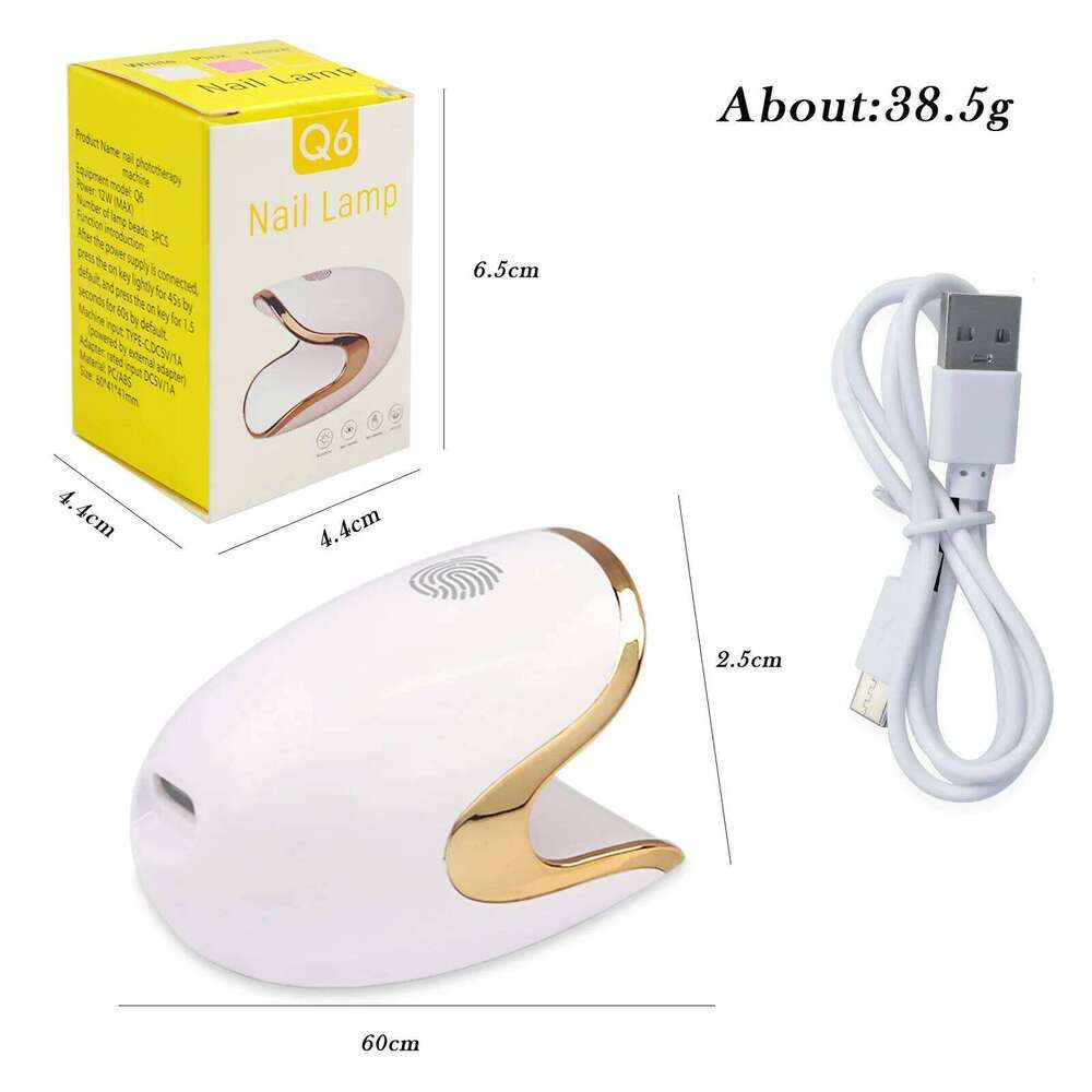 12W Dinosaur Egg UV Nail Lamp Dryer Mini Single Finger Phototherapy hine Fast Drying Portable Varnish Cured Manicure Tools X250710