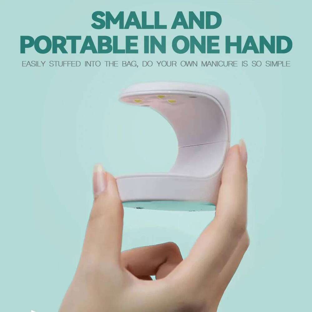 NAIL Small Dryer UV LED USB Lamp Manicure Curing Gel Polish Egg Shape Design hine Single Finger Nail Art Tools X250710 X250710