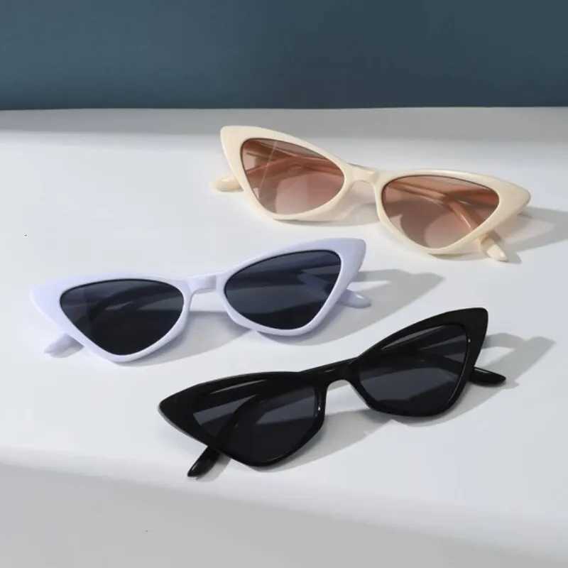3 Pairs Per Set Small Cat Eye Sunglasses Cute Skinny Cat Eye Eyewear Retro Vintage Narrow Cateye Sunglasses Set W250709