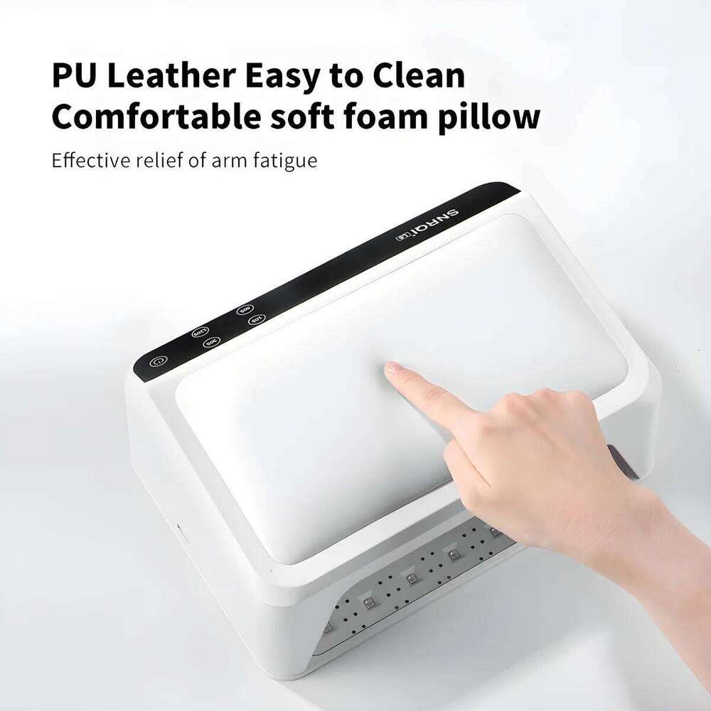 New Arrival 2-in-1 UV LED Lamp Arm Rest Gel Polish 72W Nail Light Dryer with 4 Timers for Salon or Home Use X250710