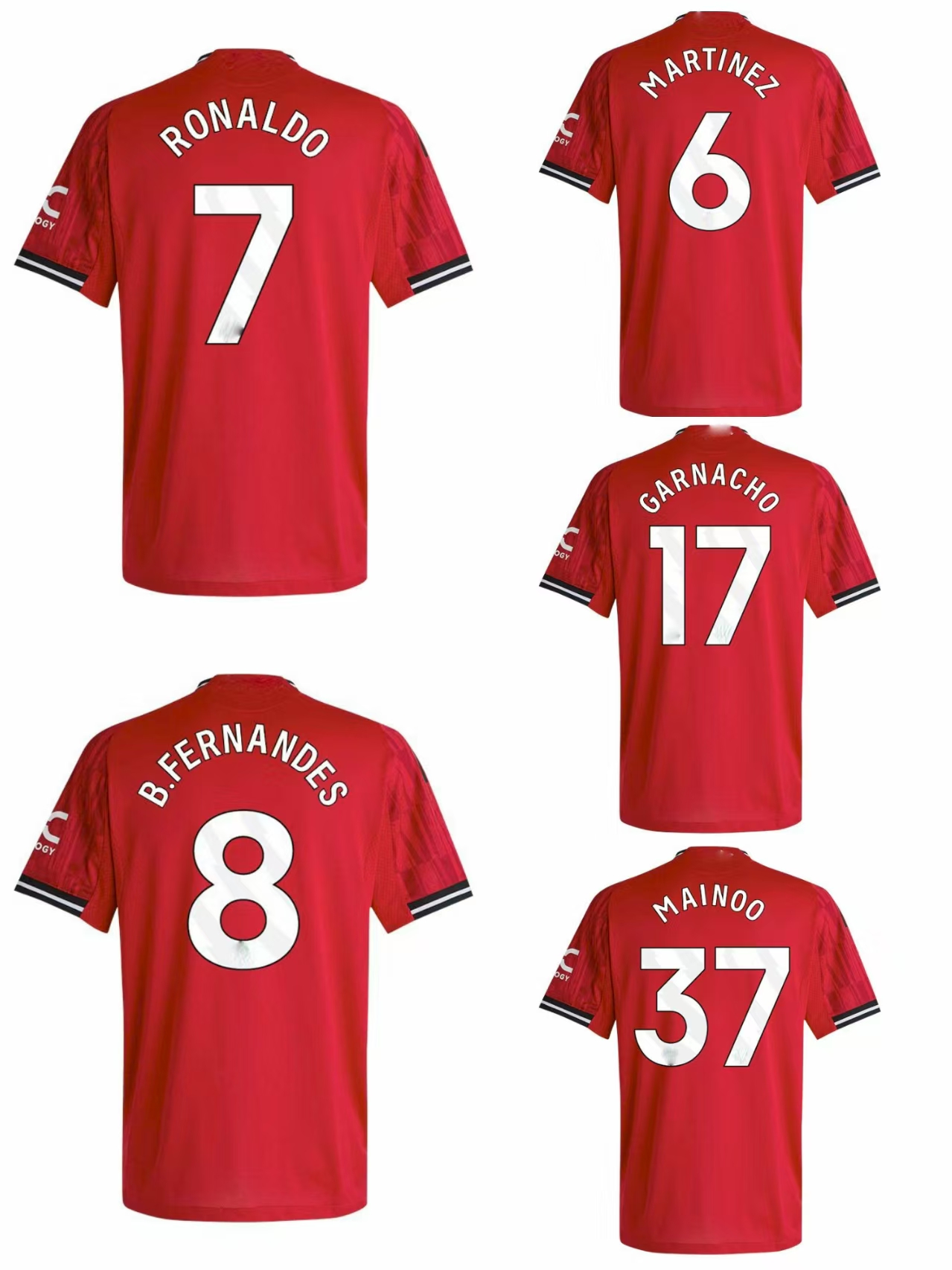 2526 Latest 10 Rashford 8 Fernandez home and away jerseys 5 Maguire 7 Crow 17 Gana Joe 37 Menu Adult Short Sleeve Casual Training Sports Soccer Jersey