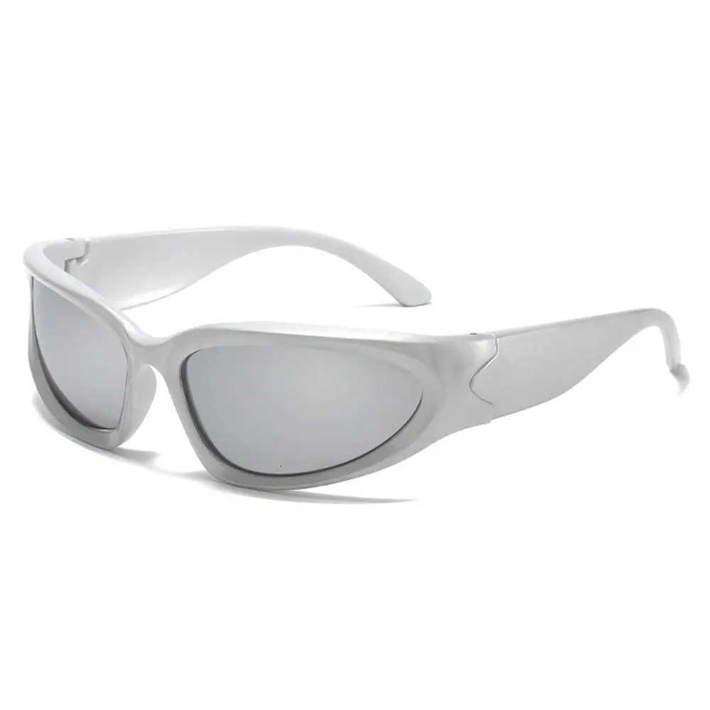 Y2K Cycling Sunes Outdoor Sports S Milnnium Futuristic Sun es UV Protection Sunes Street Shooting Eyewear W250709