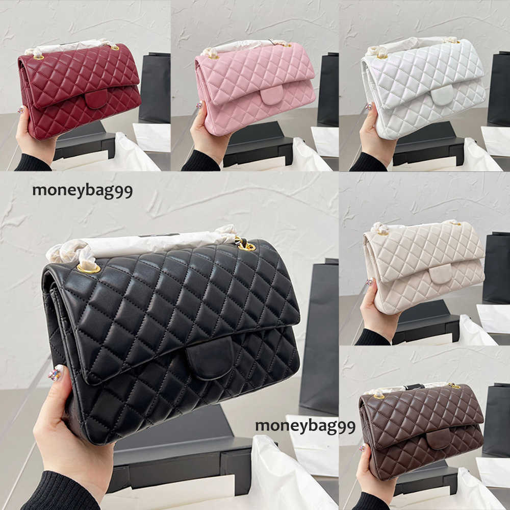 designer shoulder bag evening bag Cross Body Womens Classic fashion Flap Quilted Bags Gold silver Hardware Crossbody chain Handbags trend 2025