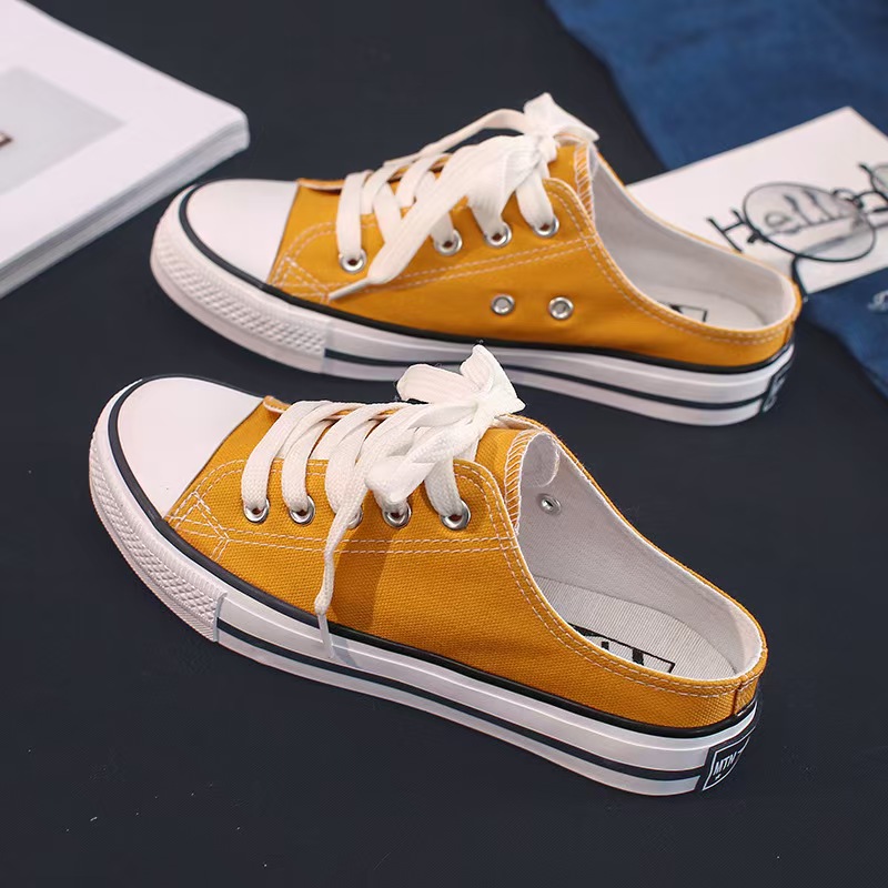 Designer sneakers Men and Women canvas shoe Casual Shoes classic luxury Optical White canvas Black Sunflower Surplus Green High Low Middle Help Size 3