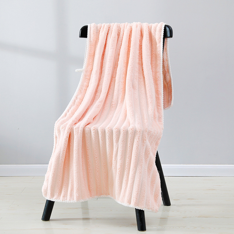 3 pieces Coral fleece towel, large bath towel, thickened face towel, household quick drying, absorbent, soft and non shedding towel