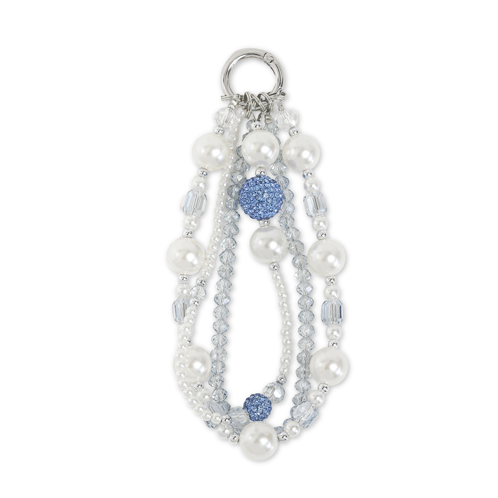 New Handsome and Fashionable Transparent Bead Phone Chain customized mobile phone chain