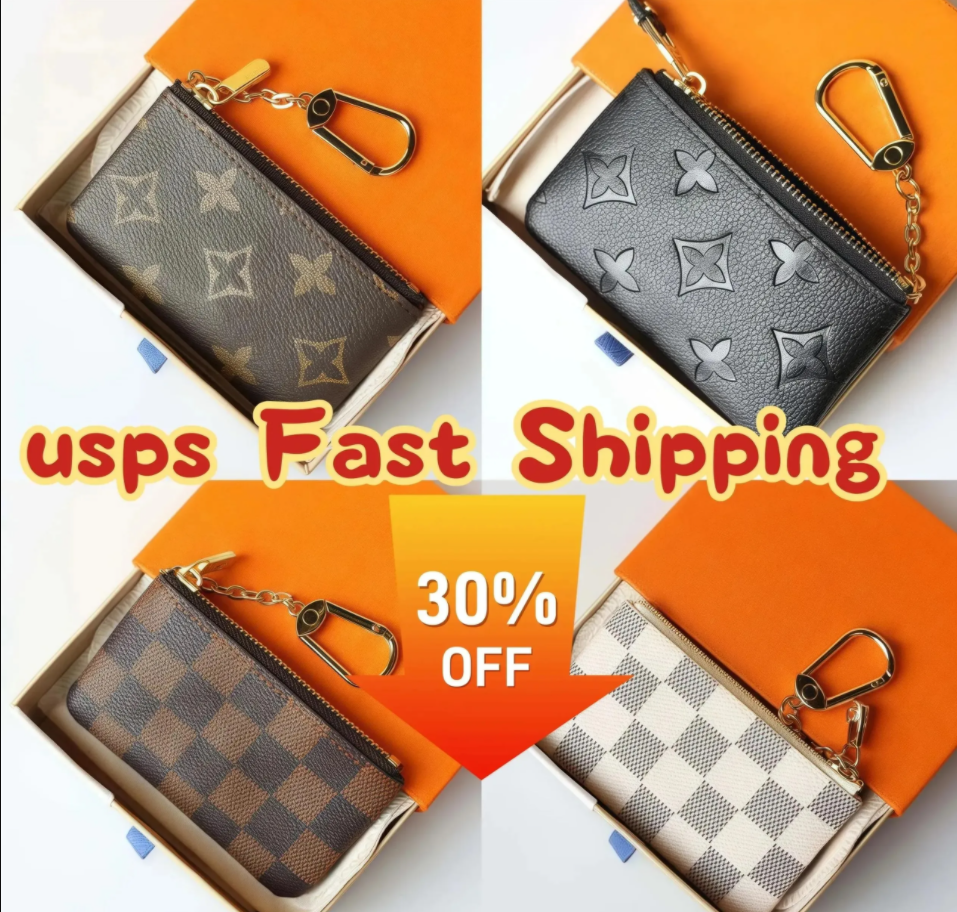 Quality Diamond Grain Zipper Wallet Coin Purse Designer Wallets Victorine Ladies Genuine Leather Coins Purses Cards Holder Card With Box 10A